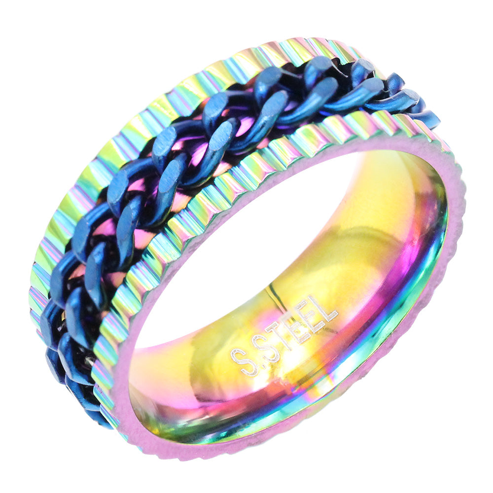Stainless Steel Men's Rings. Size 9-13 RT604