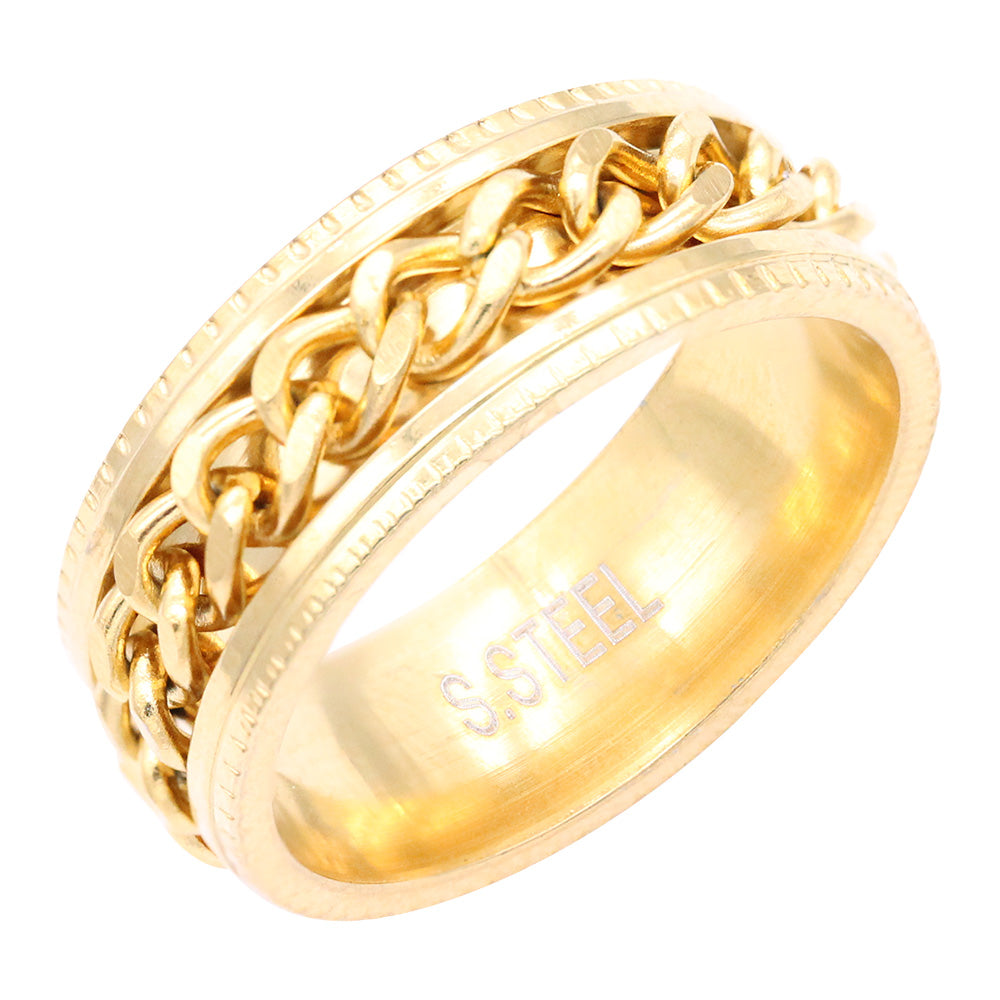 Stainless Steel Men's Rings. Size 9-13 RT604