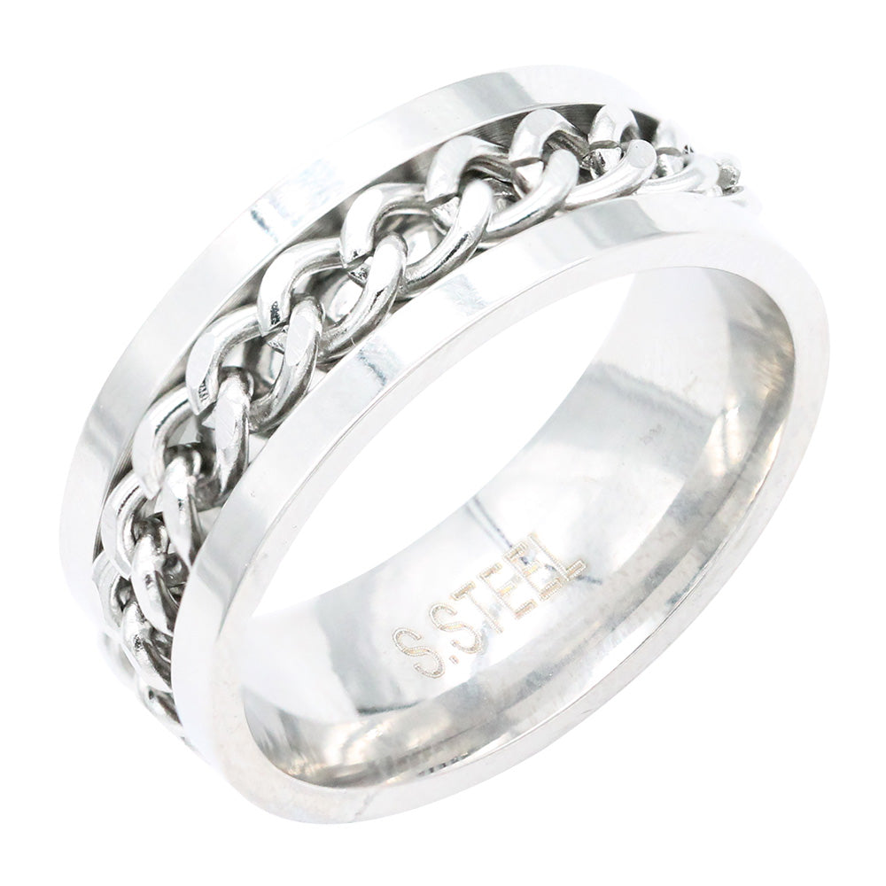 Stainless Steel Men's Rings. Size 9-13 RT604
