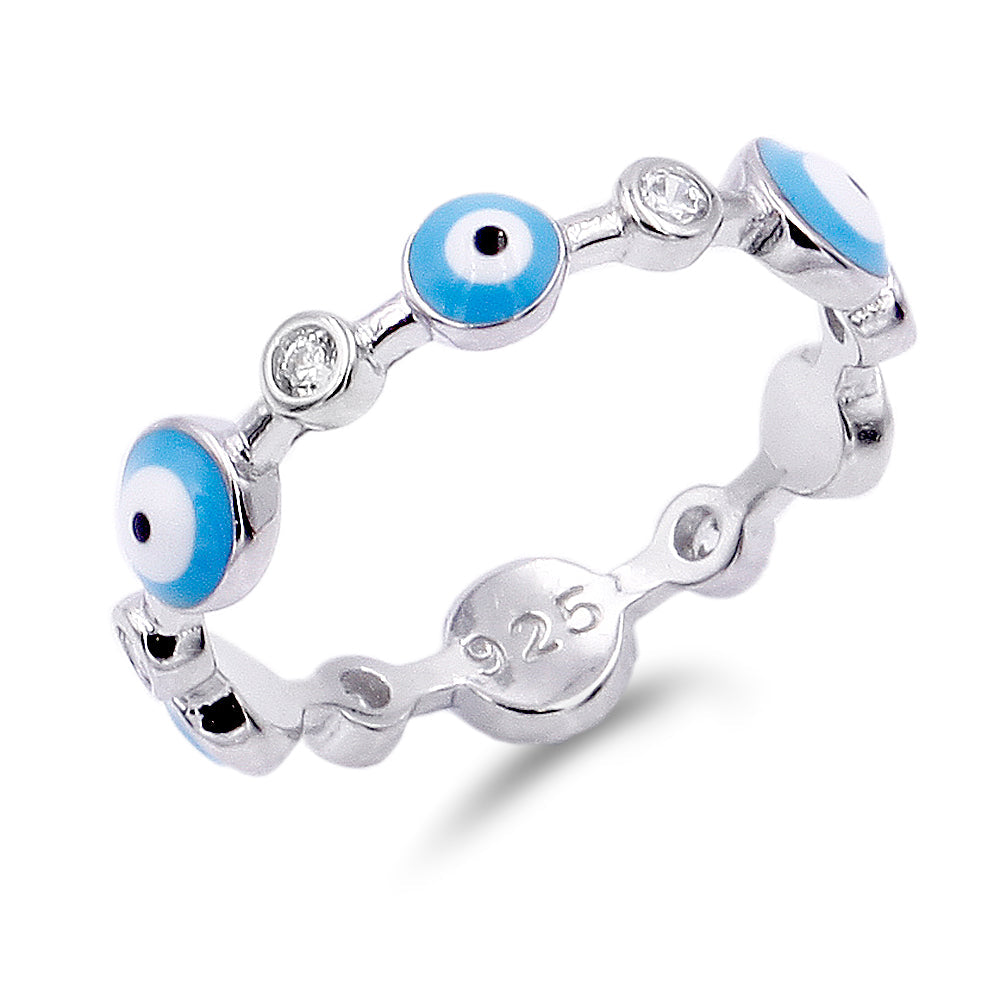 Evil eye jewelry sterling on sale silver