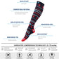 Lavencious Compression Socks 6 Pairs 8-15mmHg for Women Medium Size Shoe Size 6-10