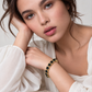 Lavencious 14K Gold Plated With Black Cubic Zirconia Tennis Bracelets