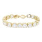 Lavencious 14K Gold Plated With Clear Cubic Zirconia Tennis Bracelets