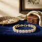 Lavencious 14K Gold Plated With Clear Cubic Zirconia Tennis Bracelets