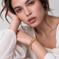 Lavencious 14K Gold Plated With Topaz Cubic Zirconia Tennis Bracelets