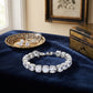 Lavencious Rhodium Plated With Clear Cubic Zirconia Tennis Bracelets
