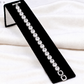 Lavencious Rhodium Plated With Clear Cubic Zirconia Tennis Bracelets