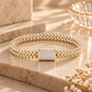 Lavencious 14K Gold Plated Magnetic Bracelets 7.5''