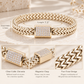 Lavencious 14K Gold Plated Magnetic Bracelets 7.5''