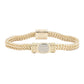Lavencious 14K Gold Plated Magnetic Bracelets 7.5''