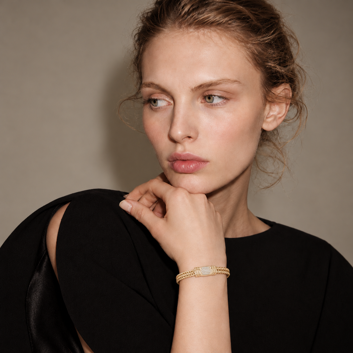 Lavencious 14K Gold Plated Magnetic Bracelets 7.5''