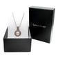 Lavencious Two Tone Plated With Cubic Zirconia with Mother of Pearl Pendant Necklaces and Earrings