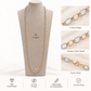 Lavencious 14K Gold Plated 2-Tone Necklace