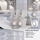 Lavencious Sterling Silver With Square White Opal Earrings