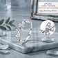 Lavencious Sterling Silver Curved Olive Branch with Clear CZ Stones Wedding Band Promise Ring for Women Size 4-10
