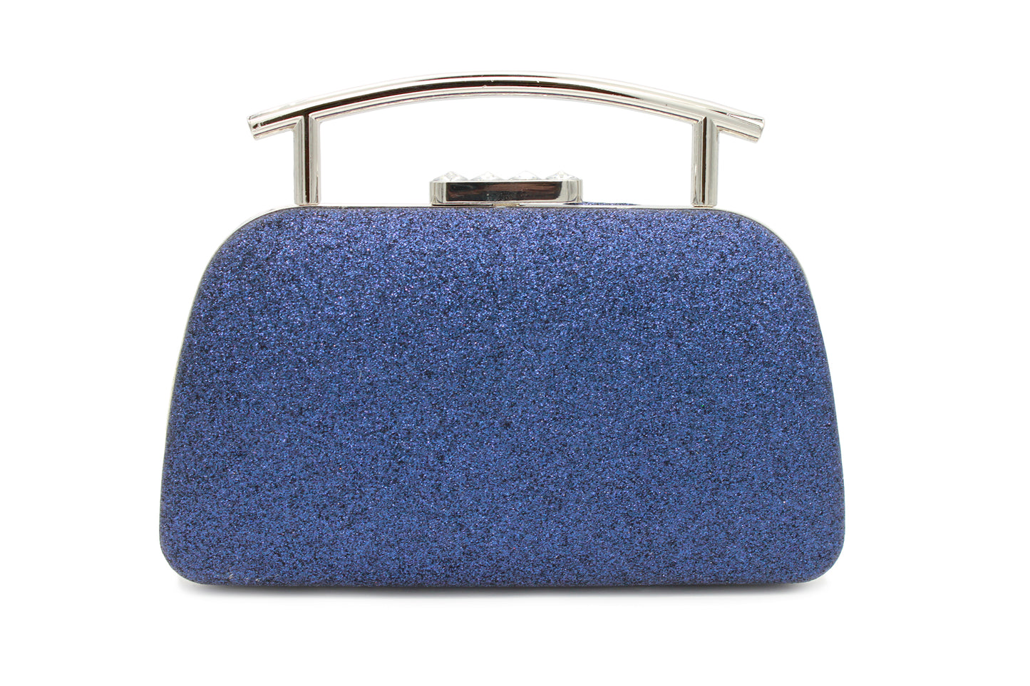 Frosted Glittering Blue Prom and Cocktail Handbag