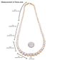 Lavencious Gold Plated with Clear AAA CZ Tennis Necklace