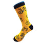 Lavencious Natural Bamboo Crew Dress Socks 5 Pairs for Men Size 10-13,13-15