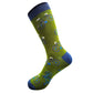 Lavencious Natural Bamboo Crew Dress Socks 5 Pairs for Men Size 10-13,13-15