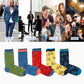 Lavencious Natural Bamboo Crew Dress Socks 5 Pairs for Men Size 10-13,13-15